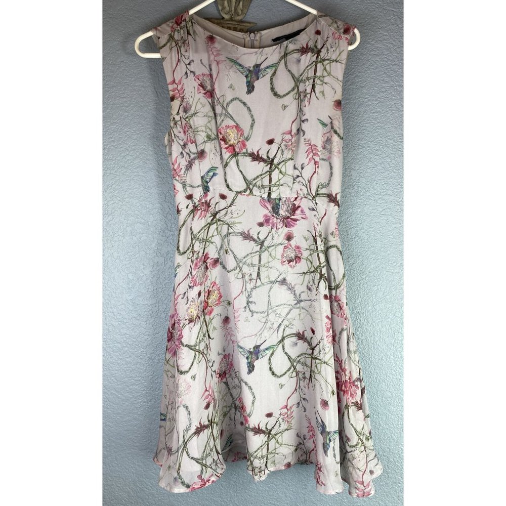 French Connection Lavender 100 Silk Hummingbird 4